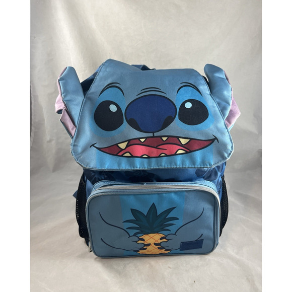 Disney Loungefly Lilo & Stitch Pineapple Backpack Hibiscus Print Hard to Find main image 14